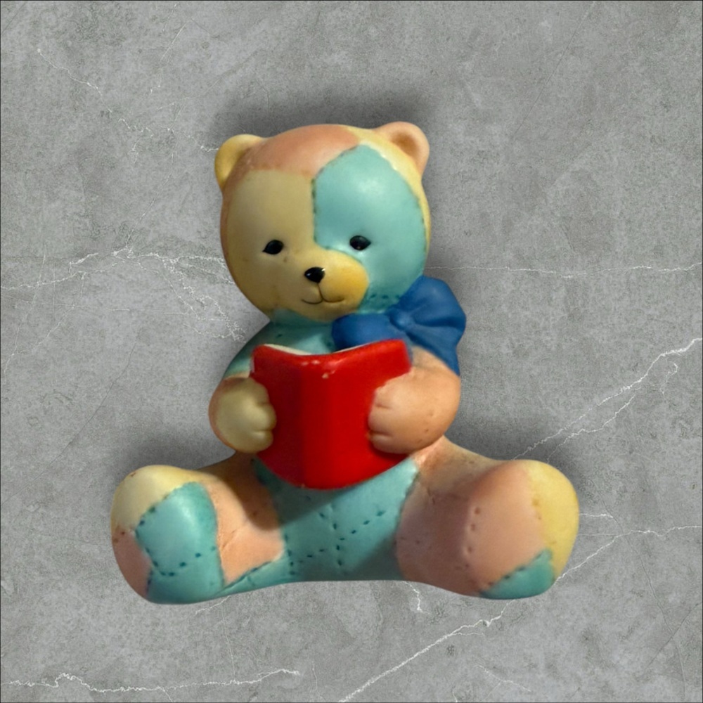 Vintage Patches Bronson‎ Collectibles: Porcelain Bisque Teddy Bear Figurine
